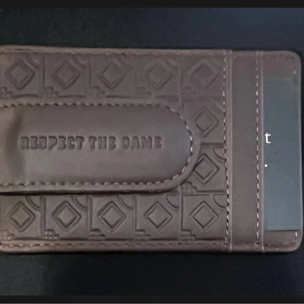 New Baseballism Glove Leather Wallet, money credit card holder, Money Clip